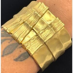 Chico's Goldtone Open Cuff